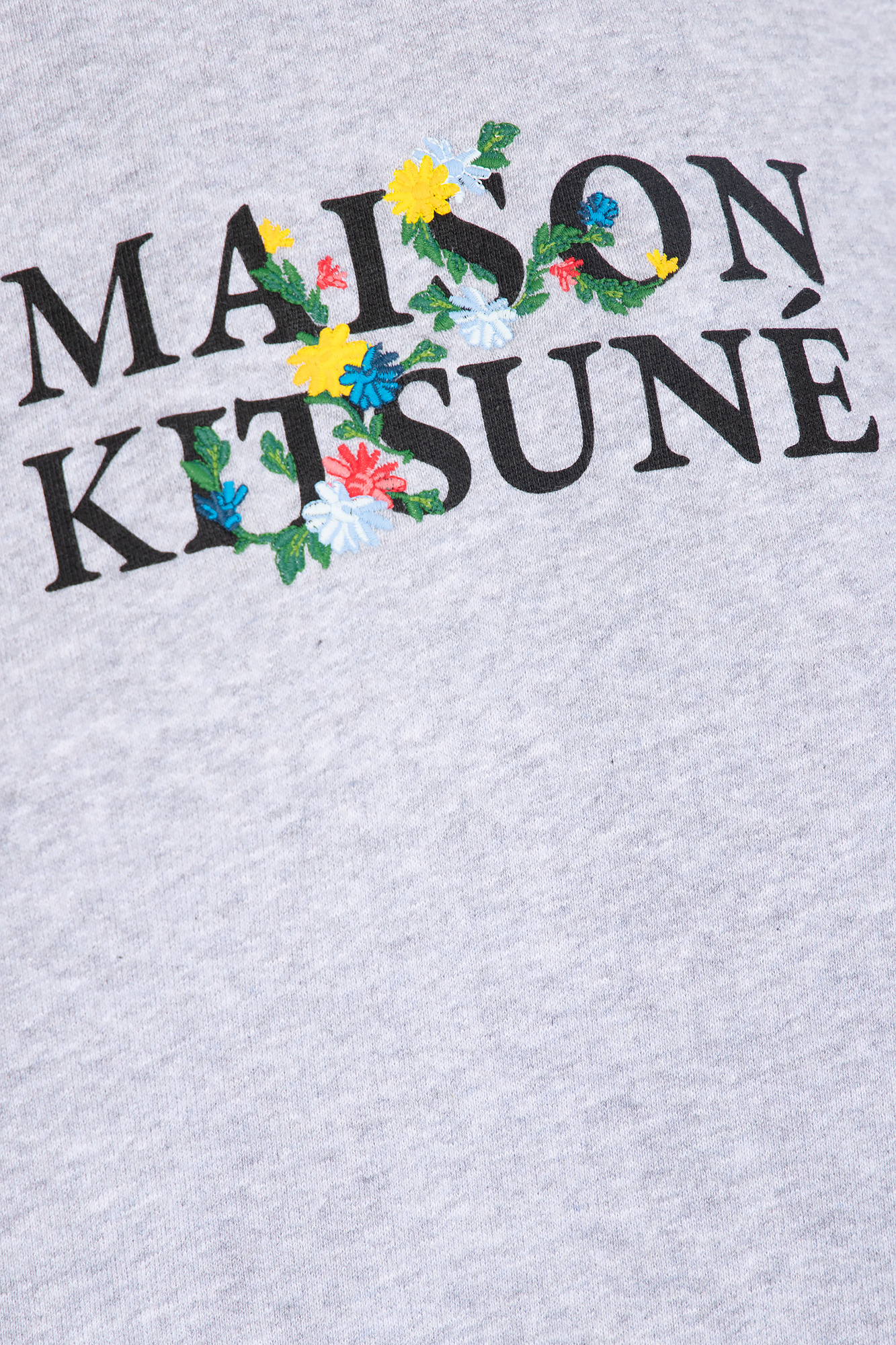 Grey Sweatshirt with logo Maison Kitsuné - Vitkac Canada